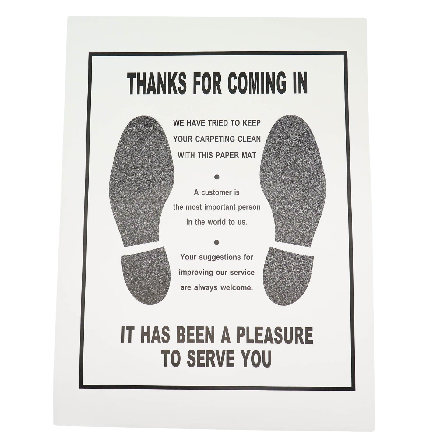 Paper Floor Mat (Case of 500)