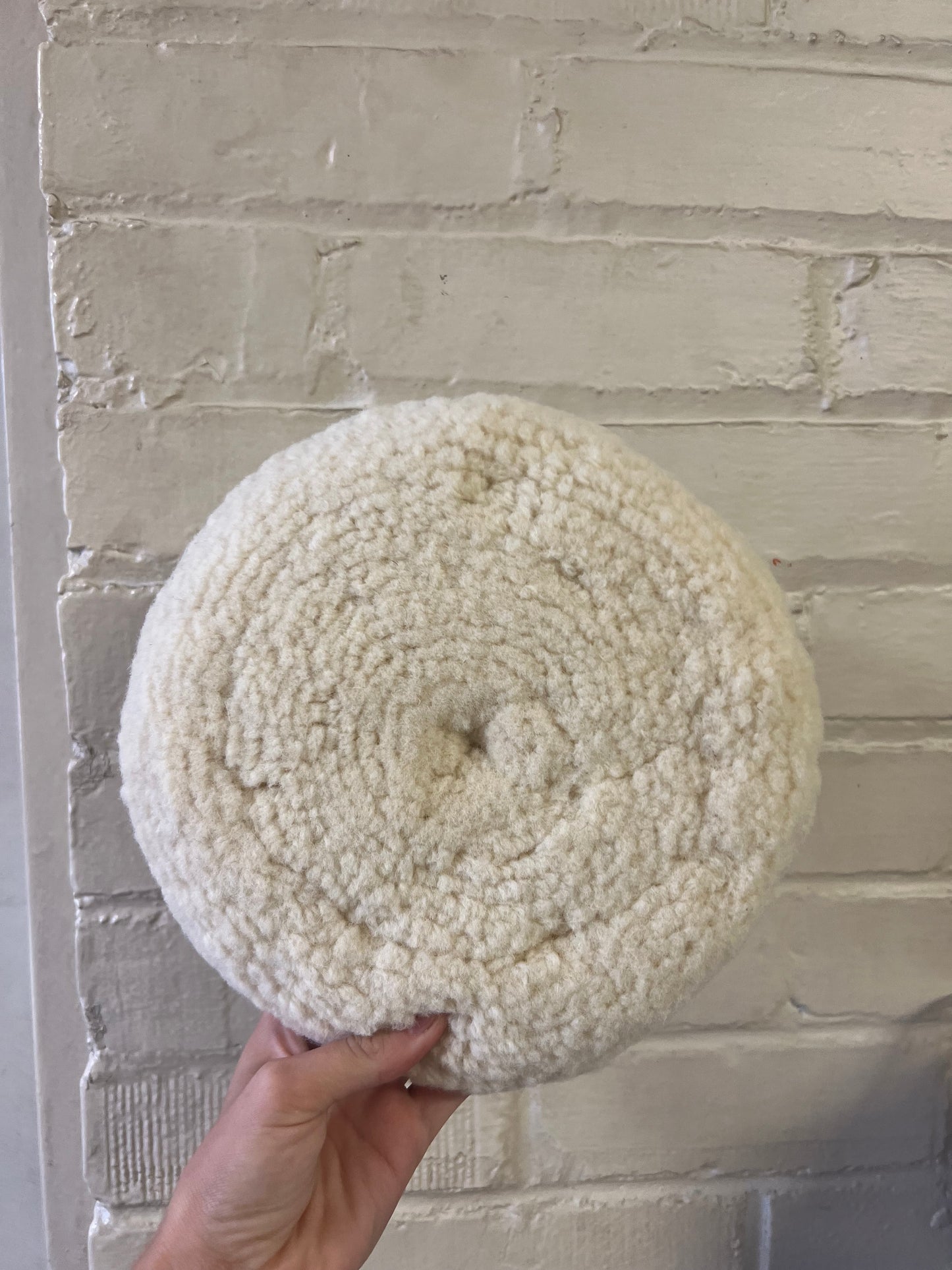 Wool Cutting Pad Double Sided 8"