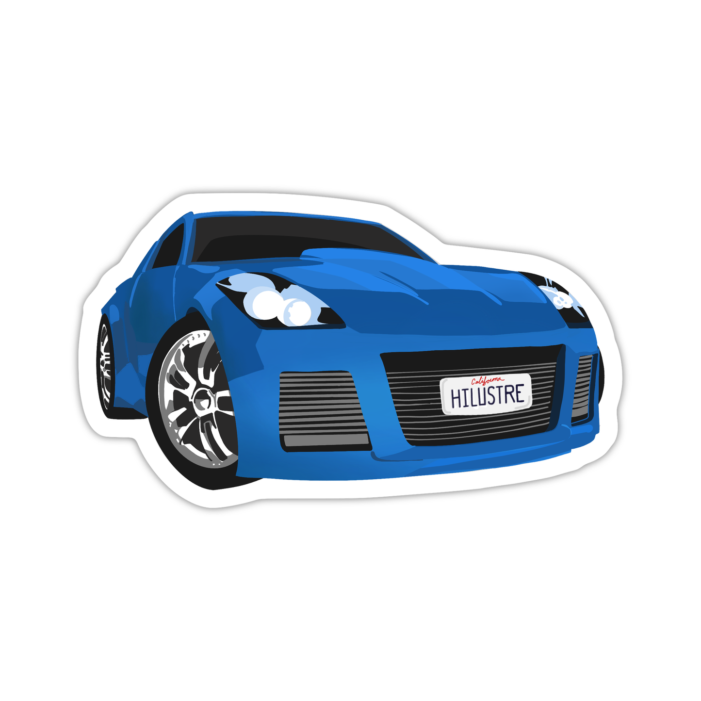 Hi-Lustre 350Z Sticker (3" x 1.74")