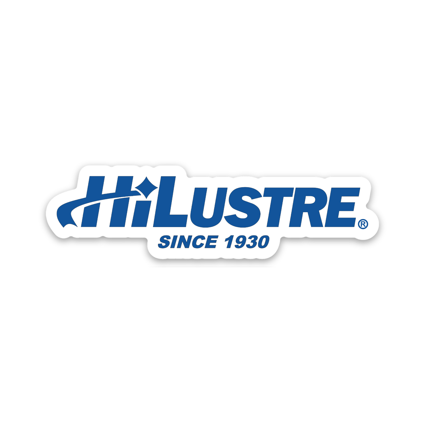 Hi-Lustre Since 1930 Logo Sticker (3" x 0.84")