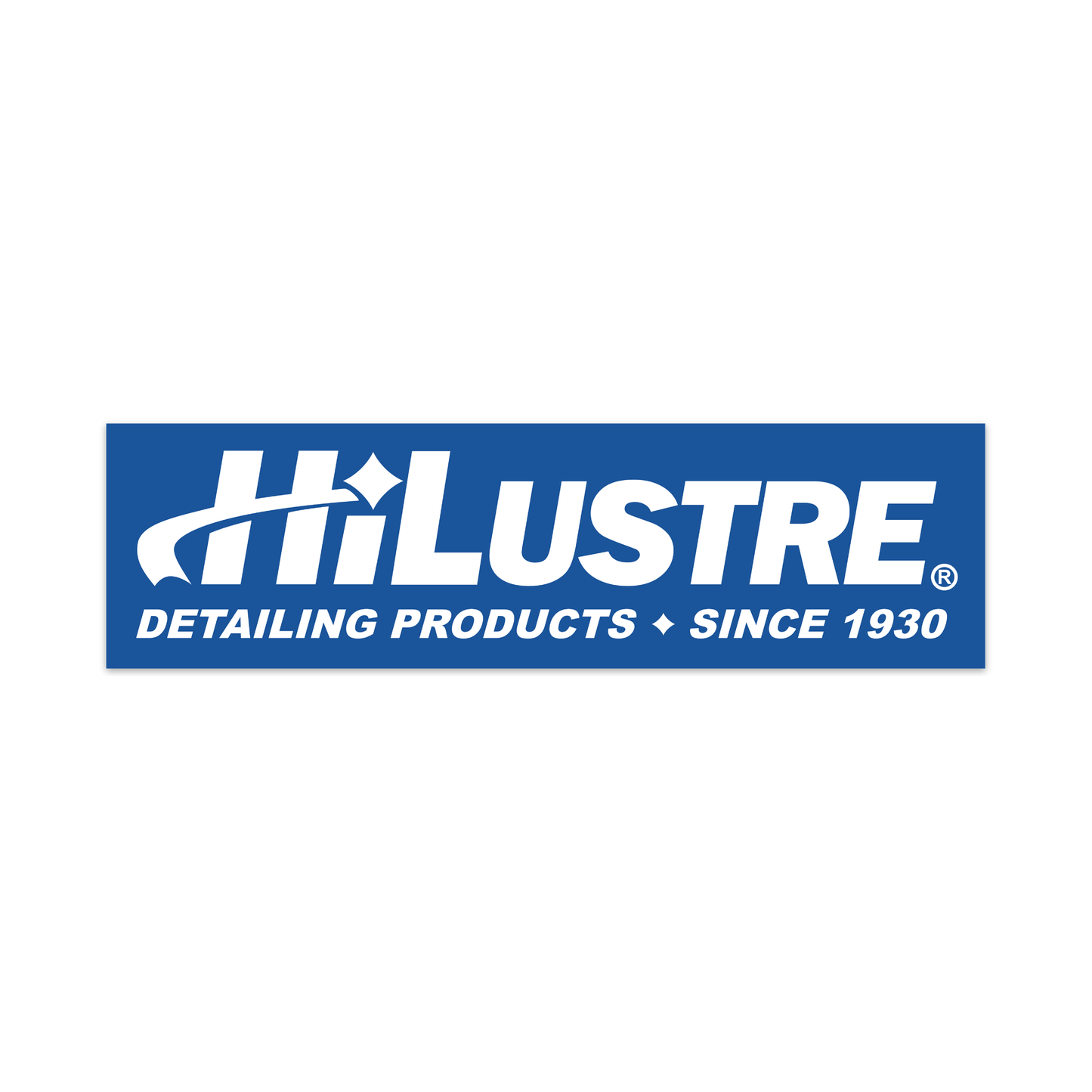 Hi-Lustre Detailing Products Bumper Sticker (7.5" x 2.09")