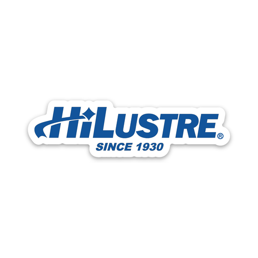 Hi-Lustre Since 1930 Logo Sticker (3" x 0.84")