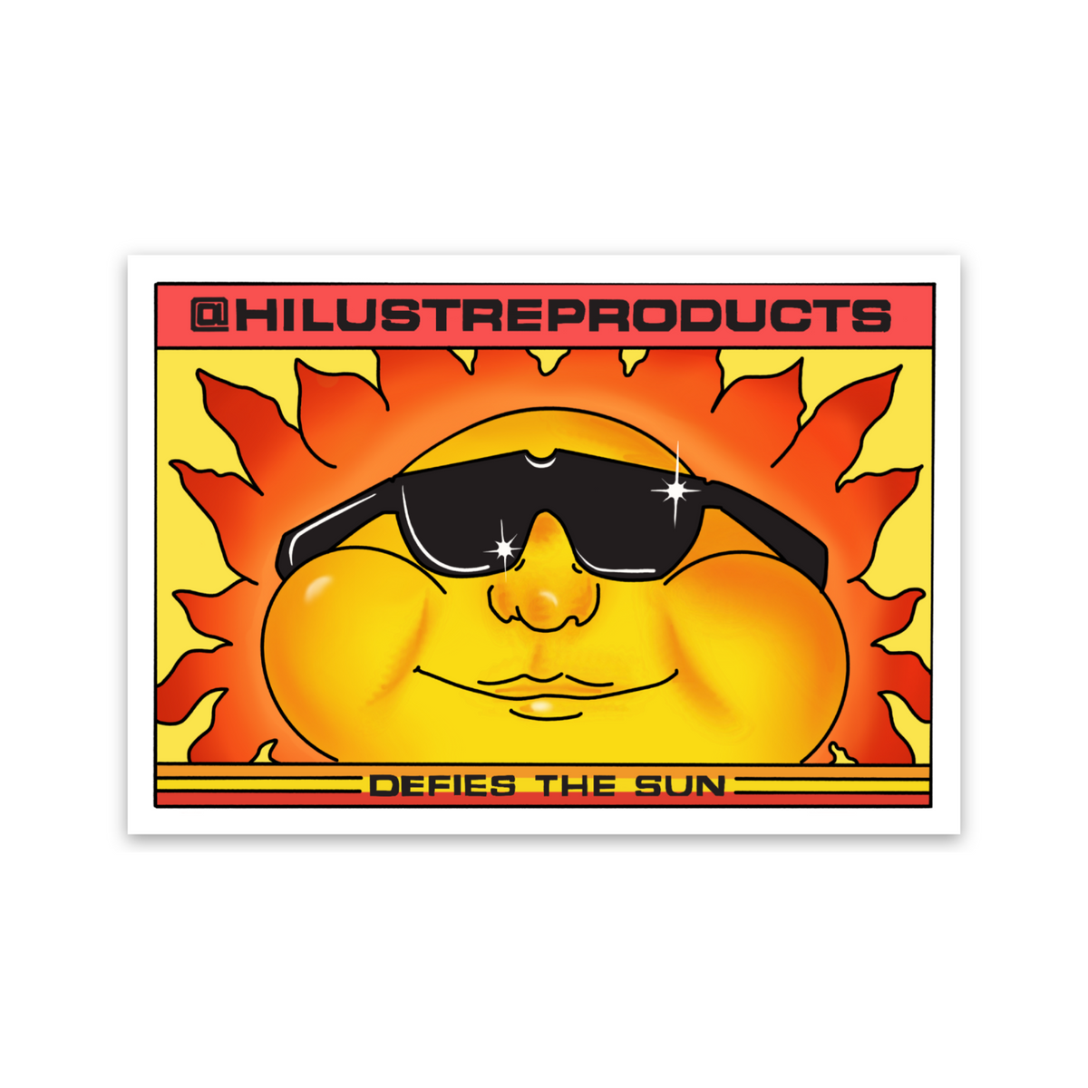 Hi-Lustre Defies The Sun sticker