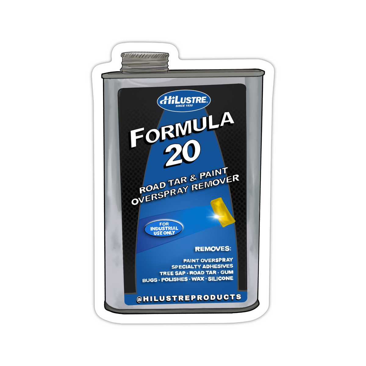 Hi-Lustre Formula 20 sticker
