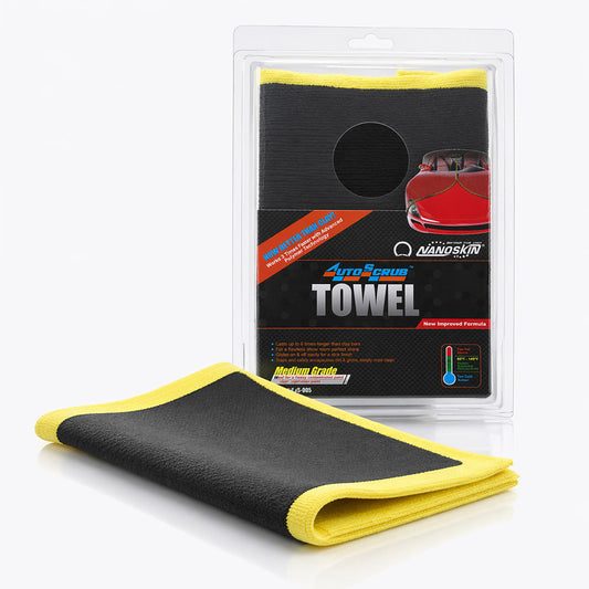 Nanoskin AutoScrub towel 12 x 12, medium grade, yellow
