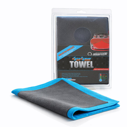 Nanoskin AutoScrub towel 12 x 12, fine grade, blue